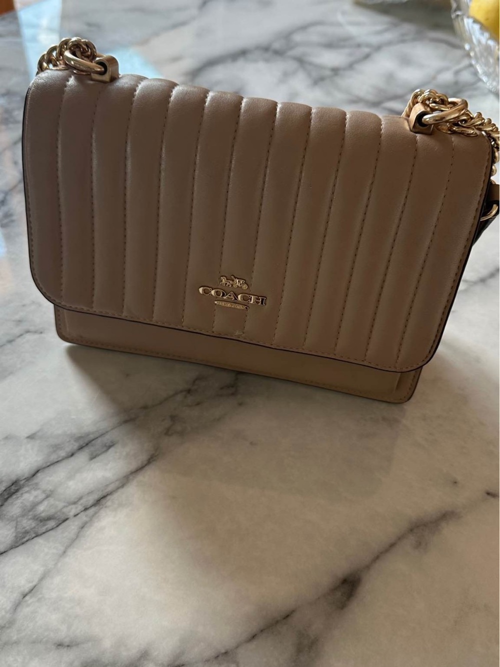 Coach Quilted Crossbody Bag w Napa Leather - Picture 4 of 10